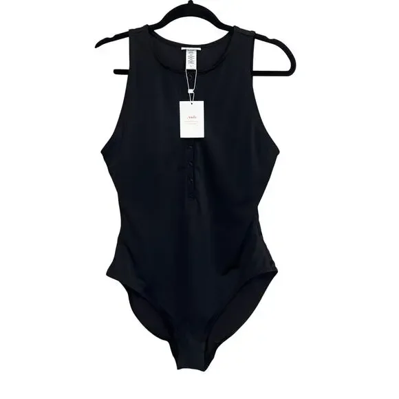 Andie Swimsuit Black Large NWT - Picture 1 of 8
